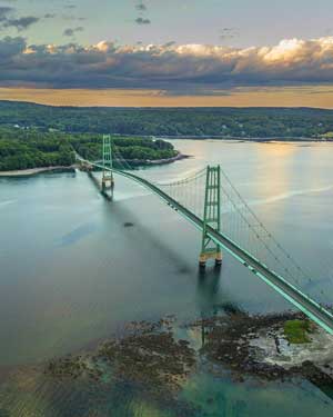 Deer Isle Bridge by David Murr